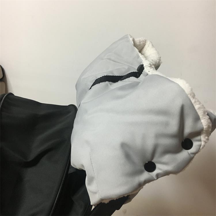 Factory Outlet Baby Stroller Warm Gloves Thickened Polar Fleece Windproof Child Car Handle Warmer Cover Wholesale