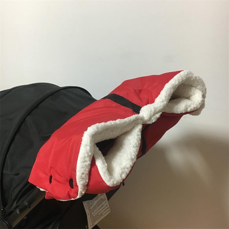 Factory Outlet Baby Stroller Warm Gloves Thickened Polar Fleece Windproof Child Car Handle Warmer Cover Wholesale