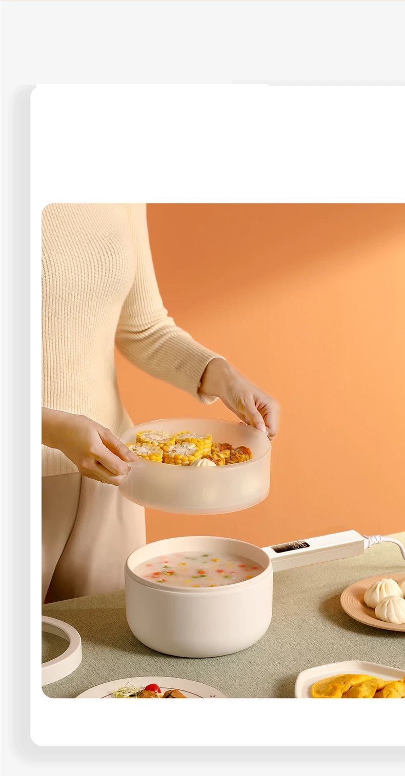 Household electric cooking pot