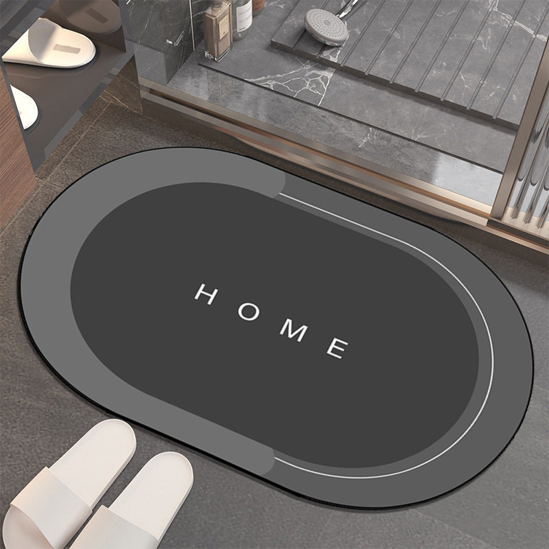 Light luxury bathroom absorbent and household non-slip mat