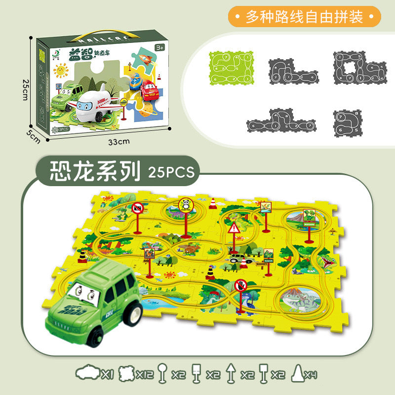 electric train track toys