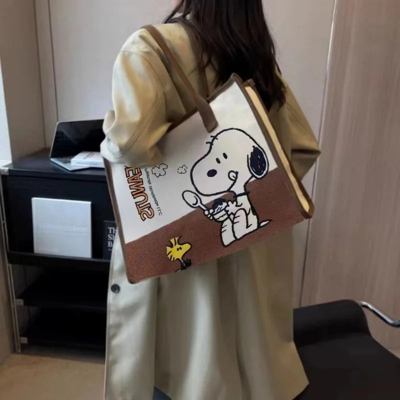 Snoopy Canvas Tote Bag