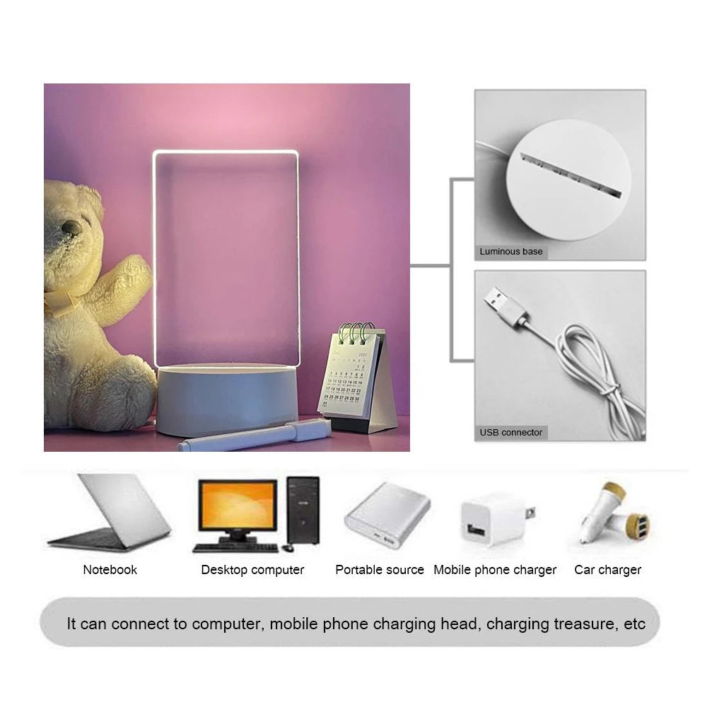 Glow & Note LED Message Light