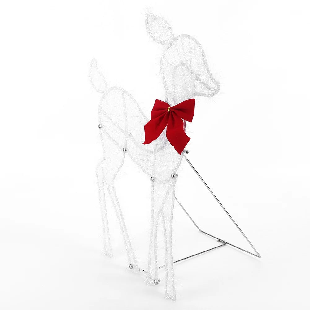 Glowing Holiday Deer Decor