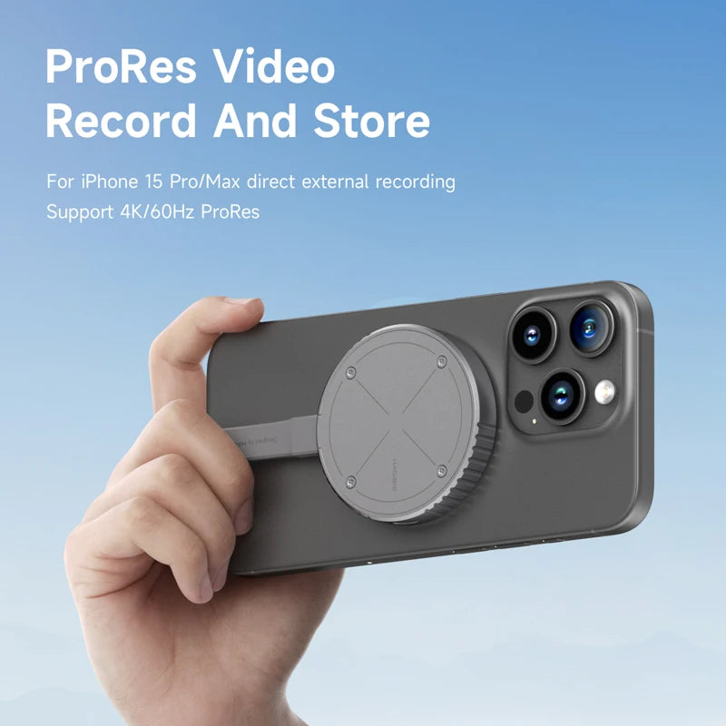 Magnetic SSD Enclosure for Instant Storage