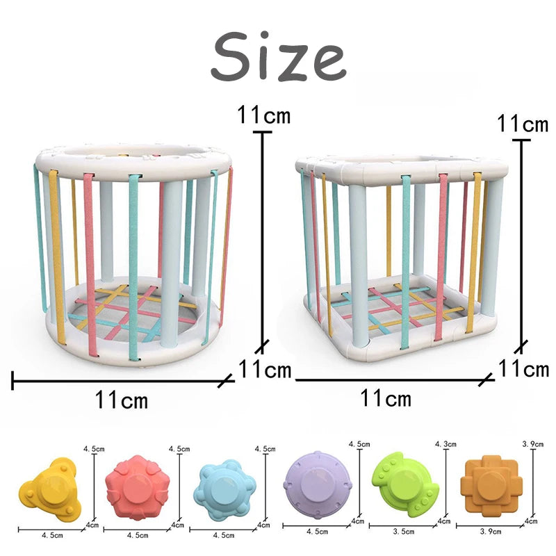 Rainbow Shape Sorter for Babies