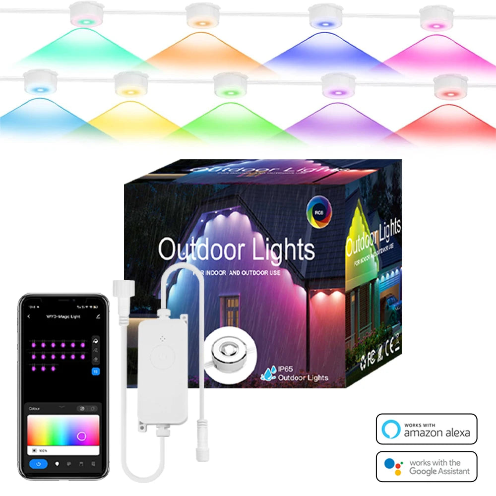 GlowBright Outdoor Festival Lights
