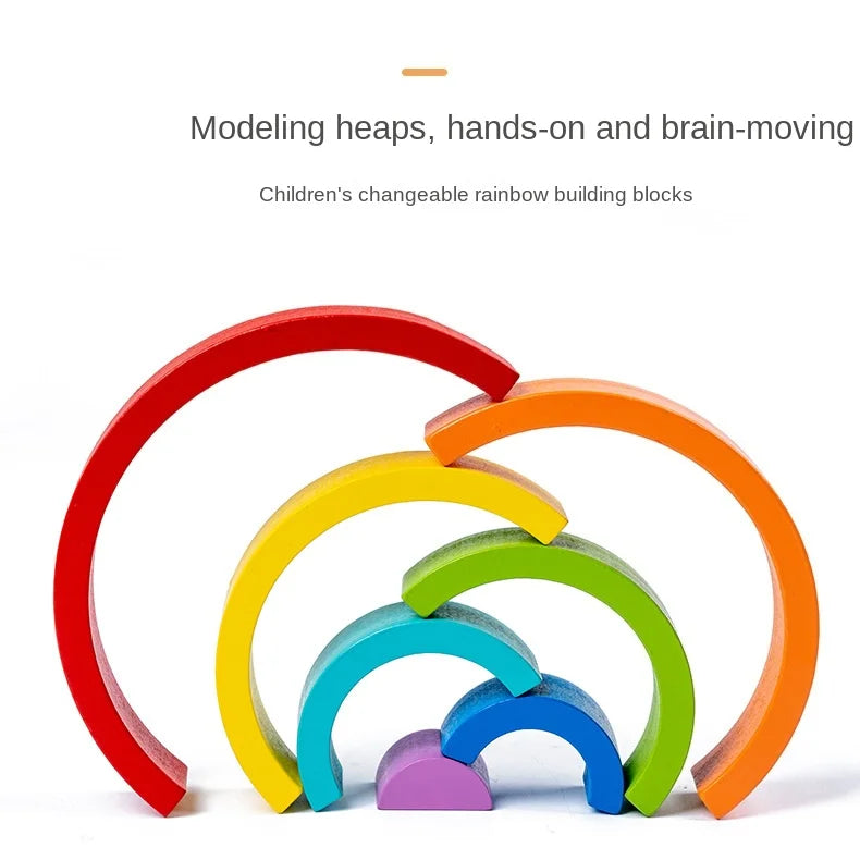 Rainbow Arch Wooden Stackers