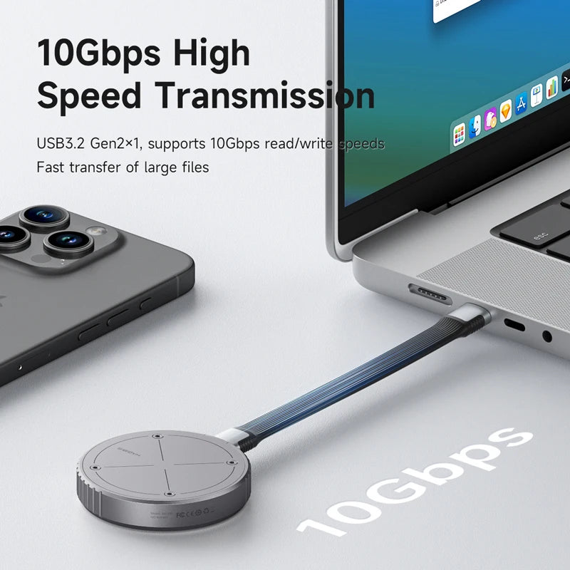 Magnetic SSD Enclosure for Instant Storage