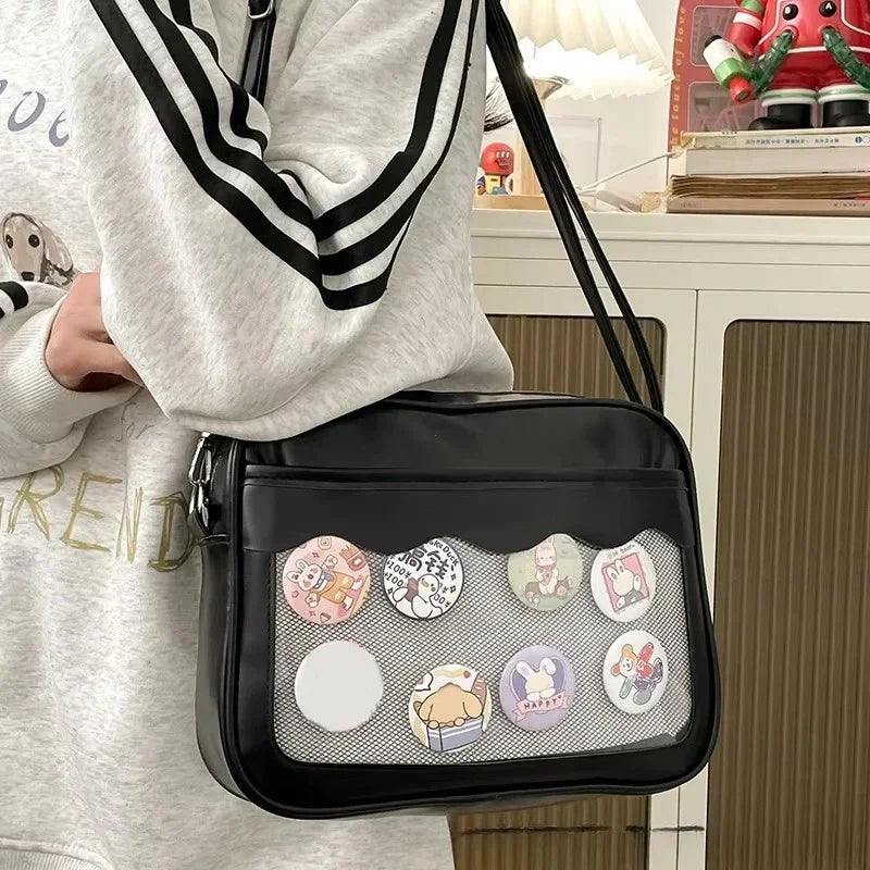 Chic Harajuku Clear Pocket Bag