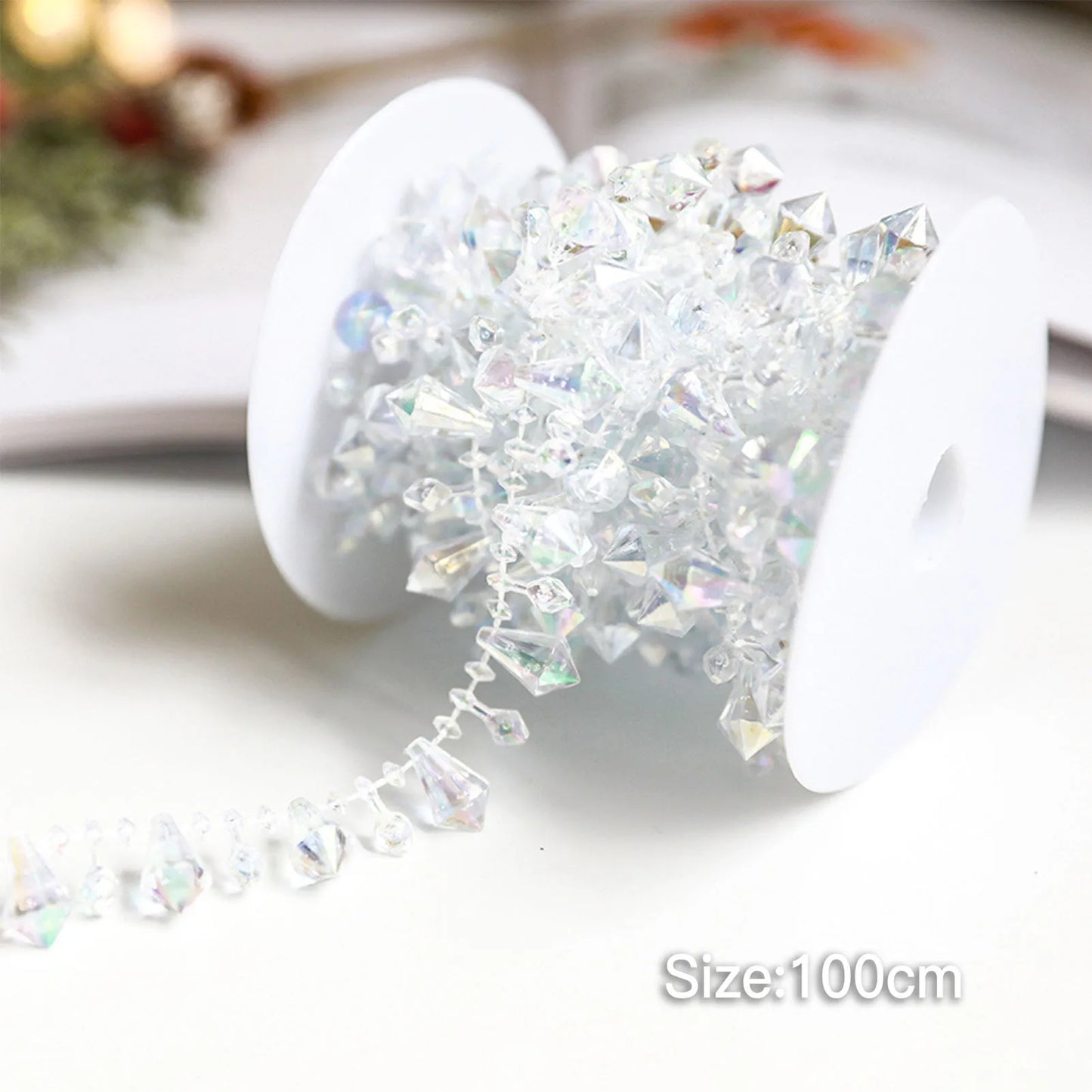 Sparkling Festive Bead Garland