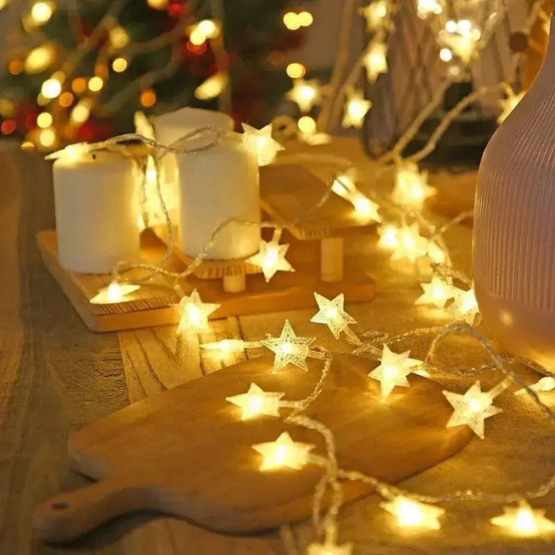 Twinkle Star Holiday Lights