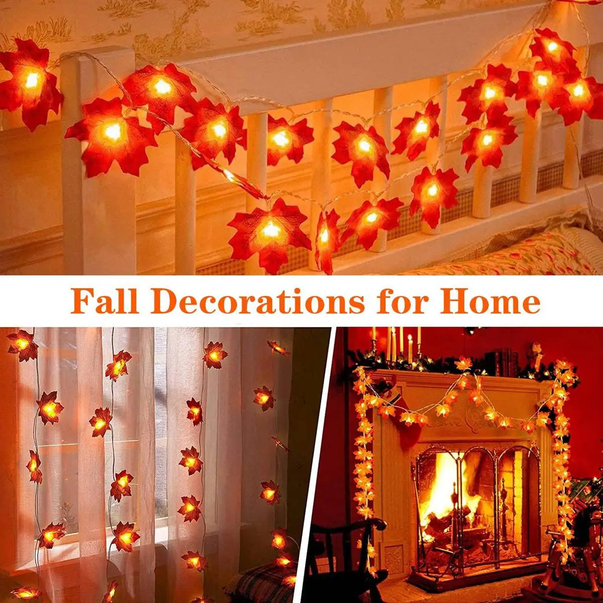 Maple Leaf Fairy Lights