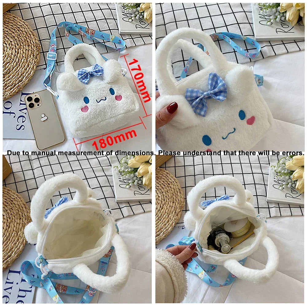 Kawaii Anime Plush Crossbody Bag