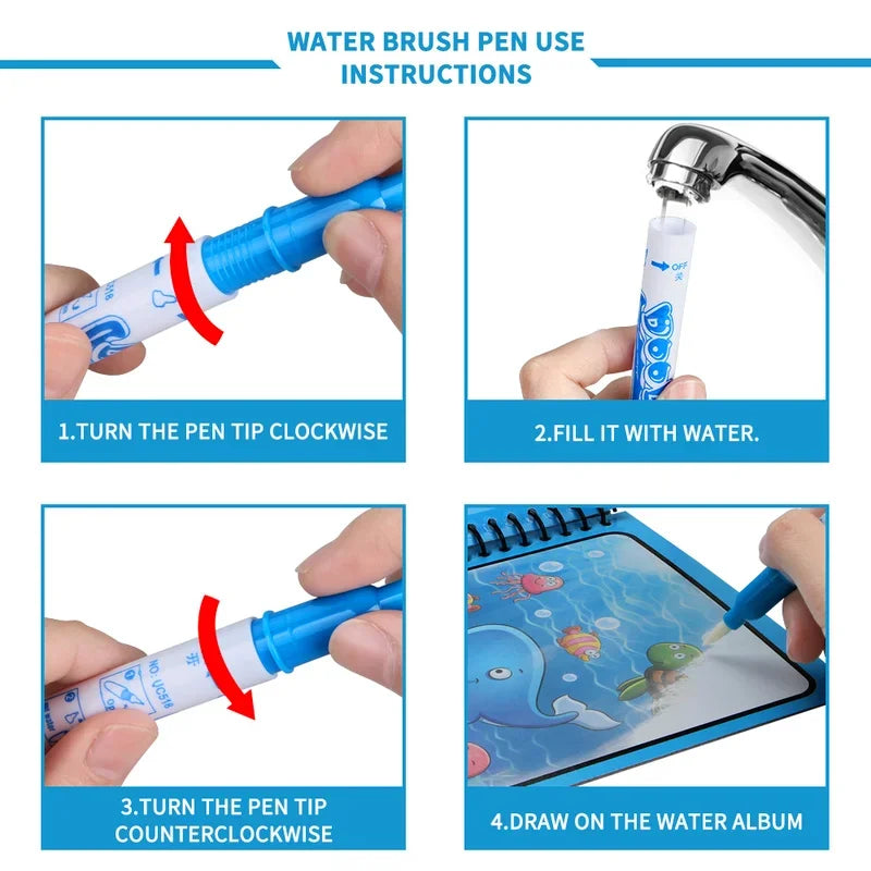 Magic Water Doodle Book