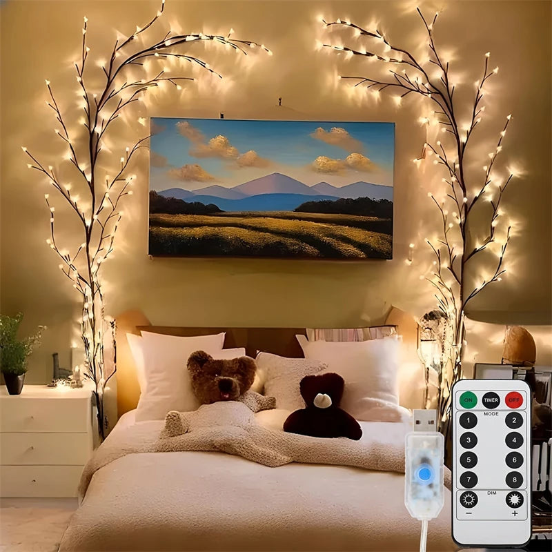 Glowing Willow Vine Lights