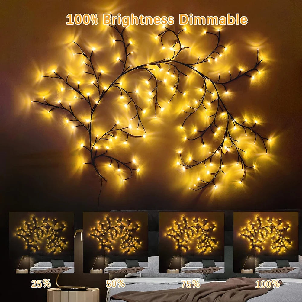 Solar-Powered Festive Tree Lamp