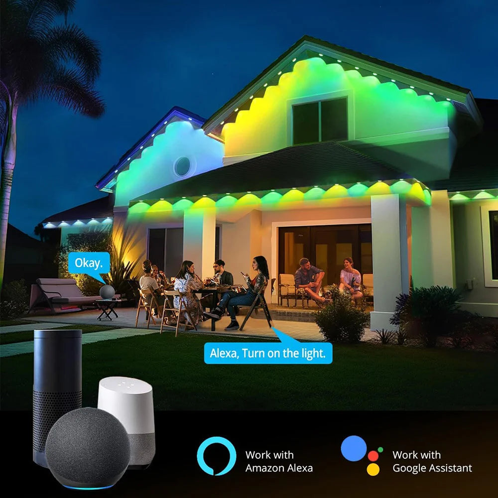 GlowBright Outdoor Festival Lights