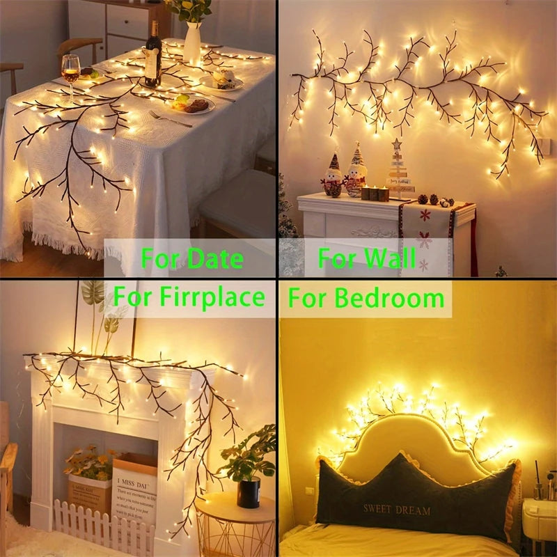 Glowing Willow Vine Lights