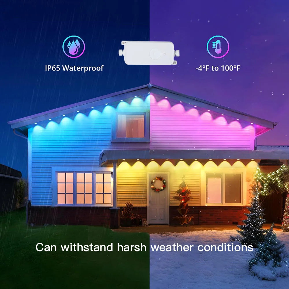 GlowBright Outdoor Festival Lights