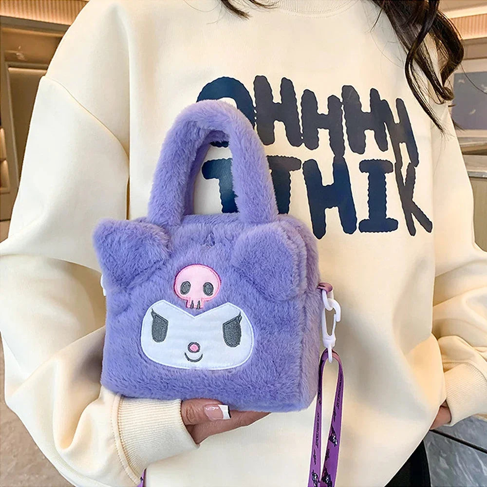 Kawaii Anime Plush Crossbody Bag