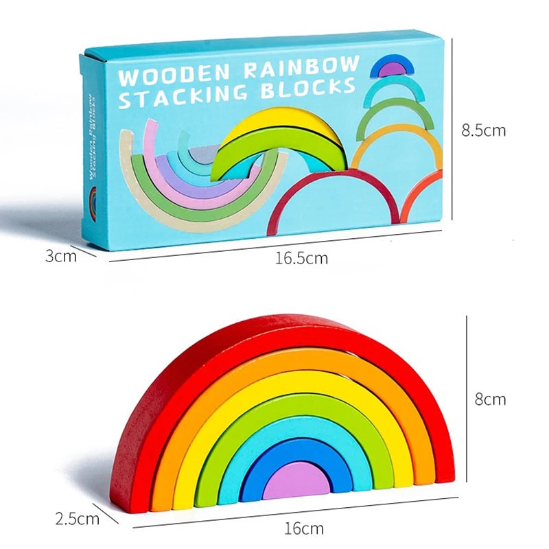 Rainbow Arch Wooden Stackers