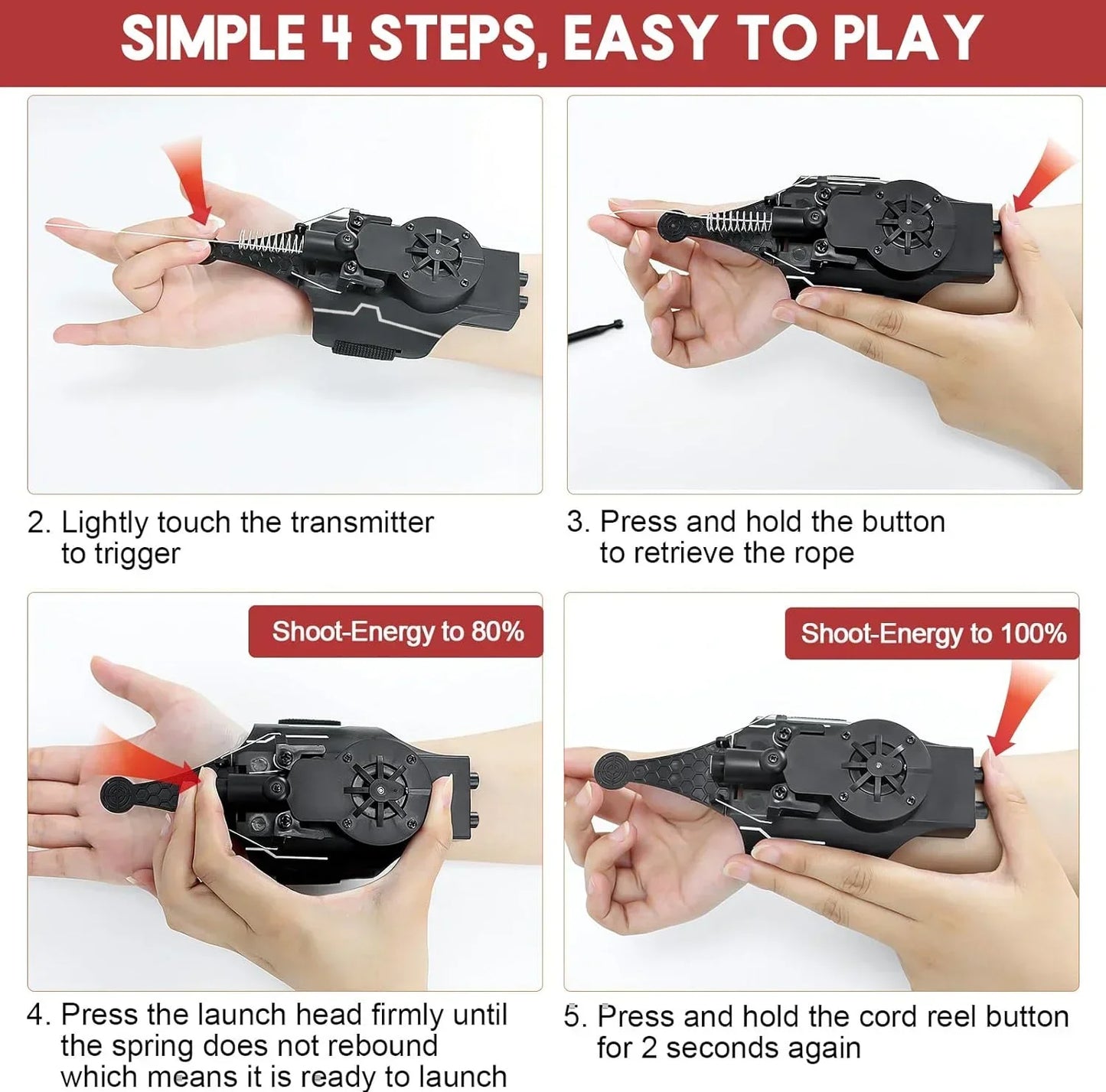 Spider-Man Web Shooter Gloves