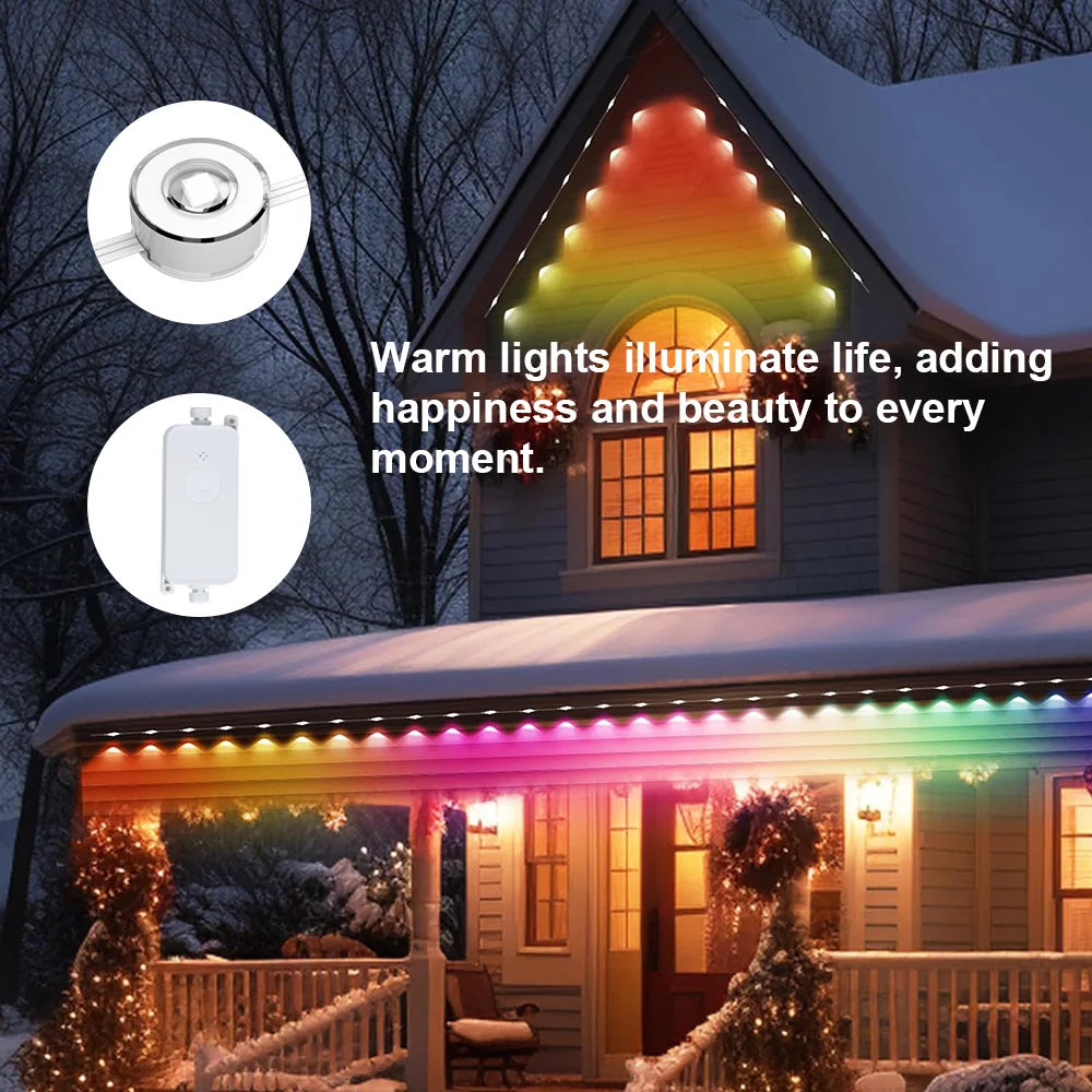 GlowBright Outdoor Festival Lights