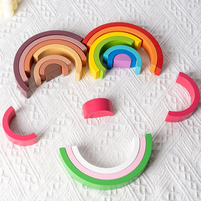 Rainbow Arch Wooden Stackers
