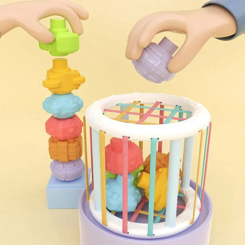 Rainbow Shape Sorter for Babies