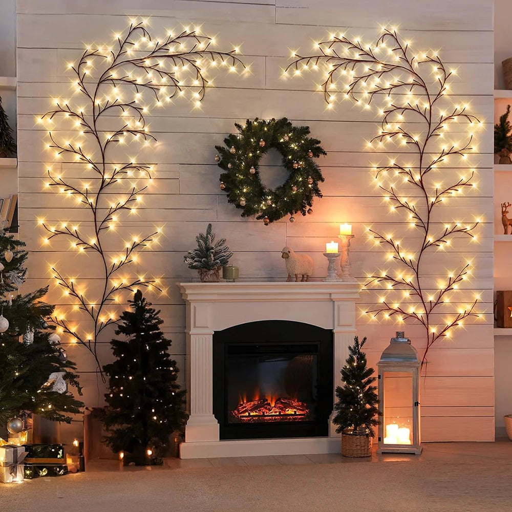 Solar-Powered Festive Tree Lamp