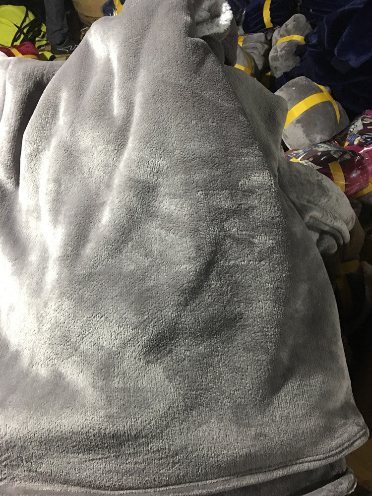 Pocket Hoodie Adult Winter Hooded TV Blankets