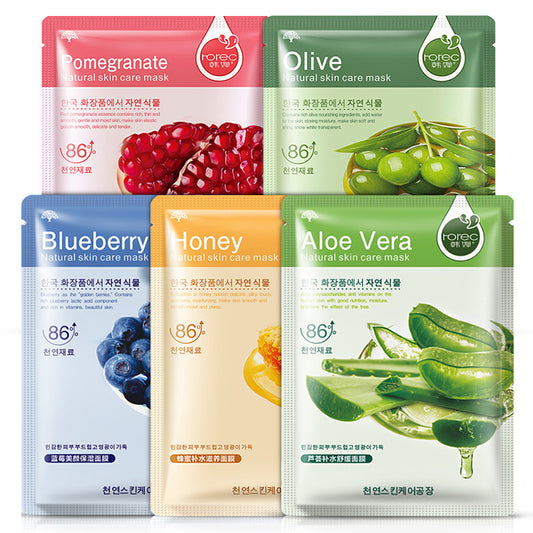 Blueberry aloe plant care hydrating mask