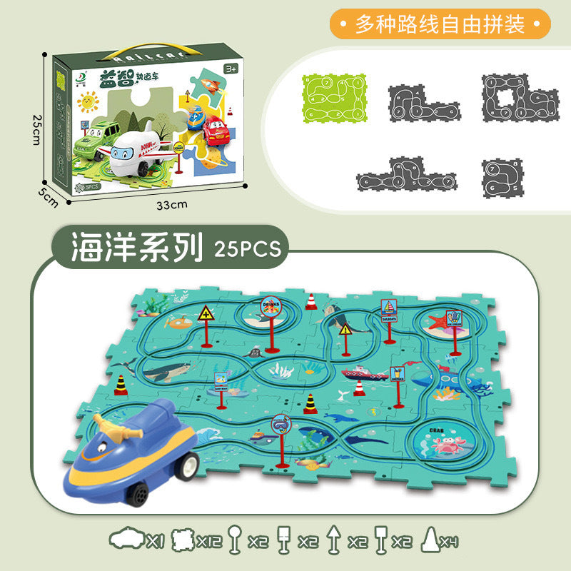 electric train track toys