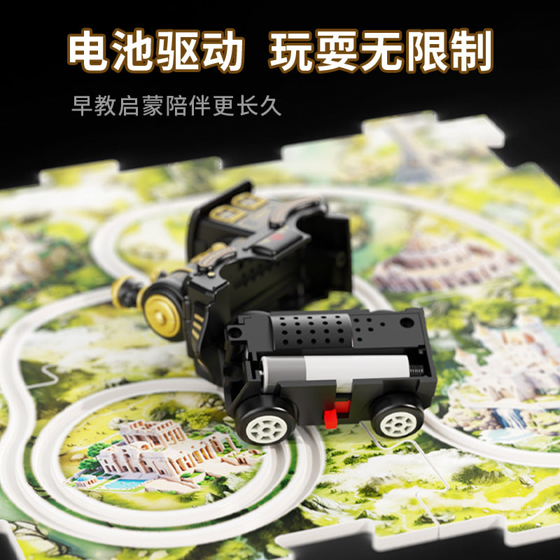 electric train track toys