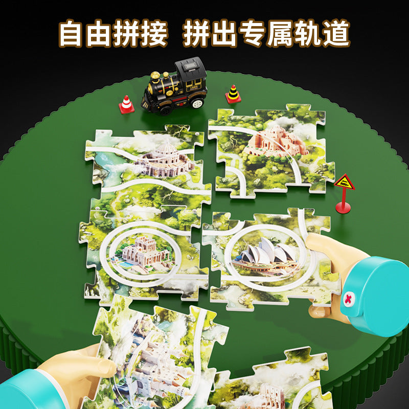 electric train track toys