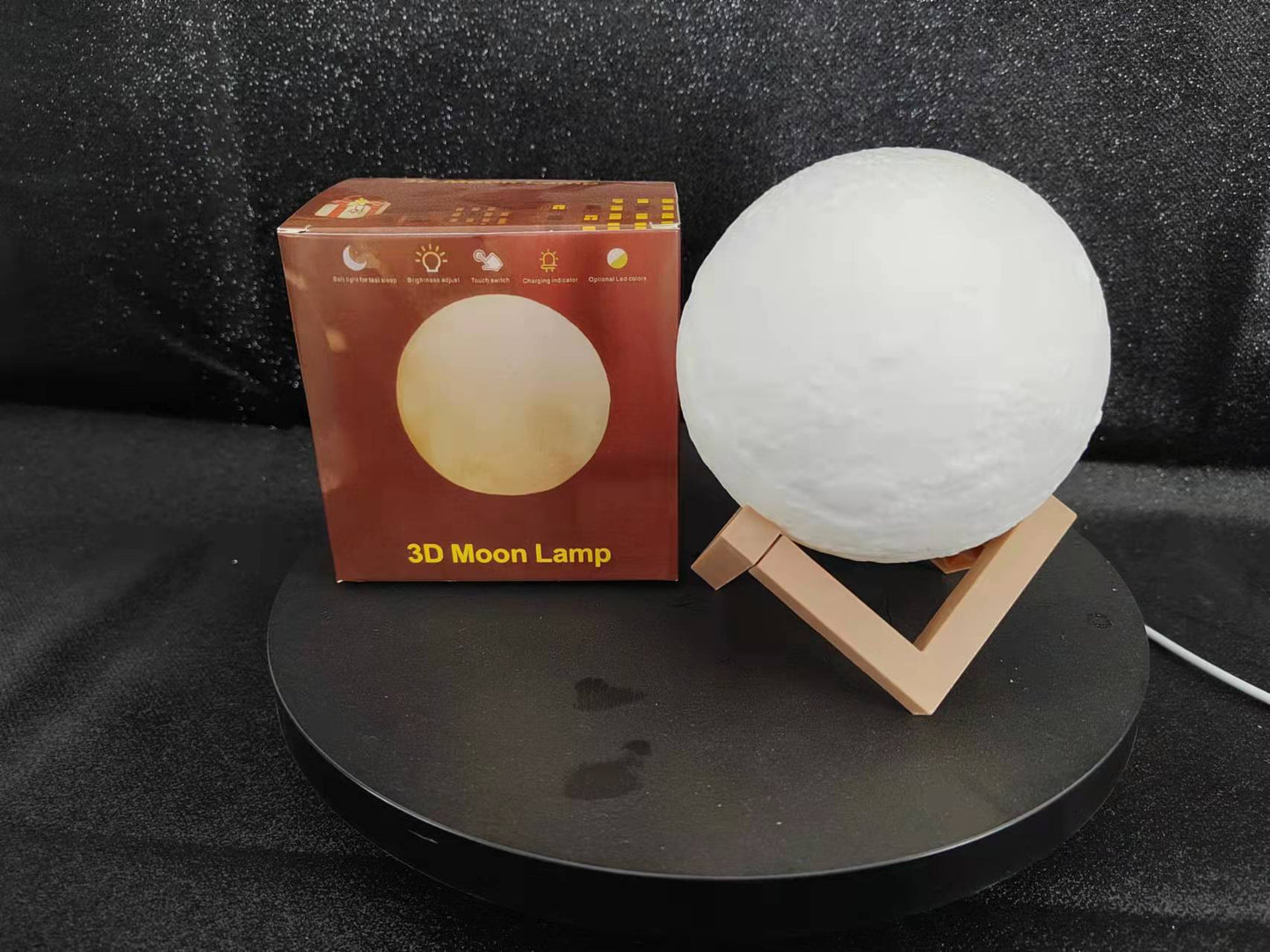 heart moon lamp night lamp