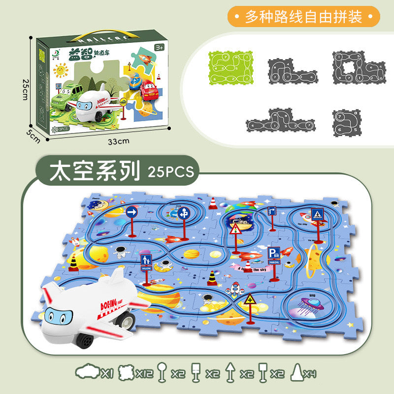 electric train track toys