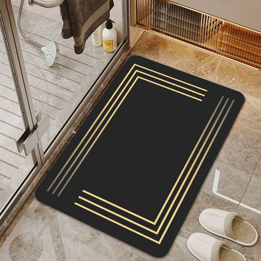 Light luxury bathroom absorbent and household non-slip mat