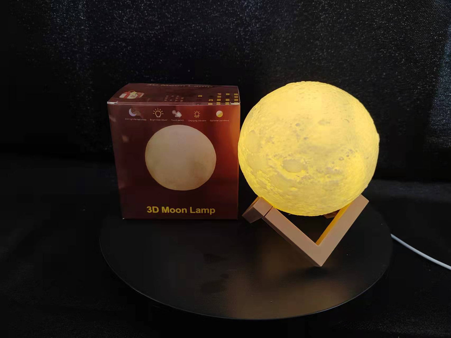 heart moon lamp night lamp