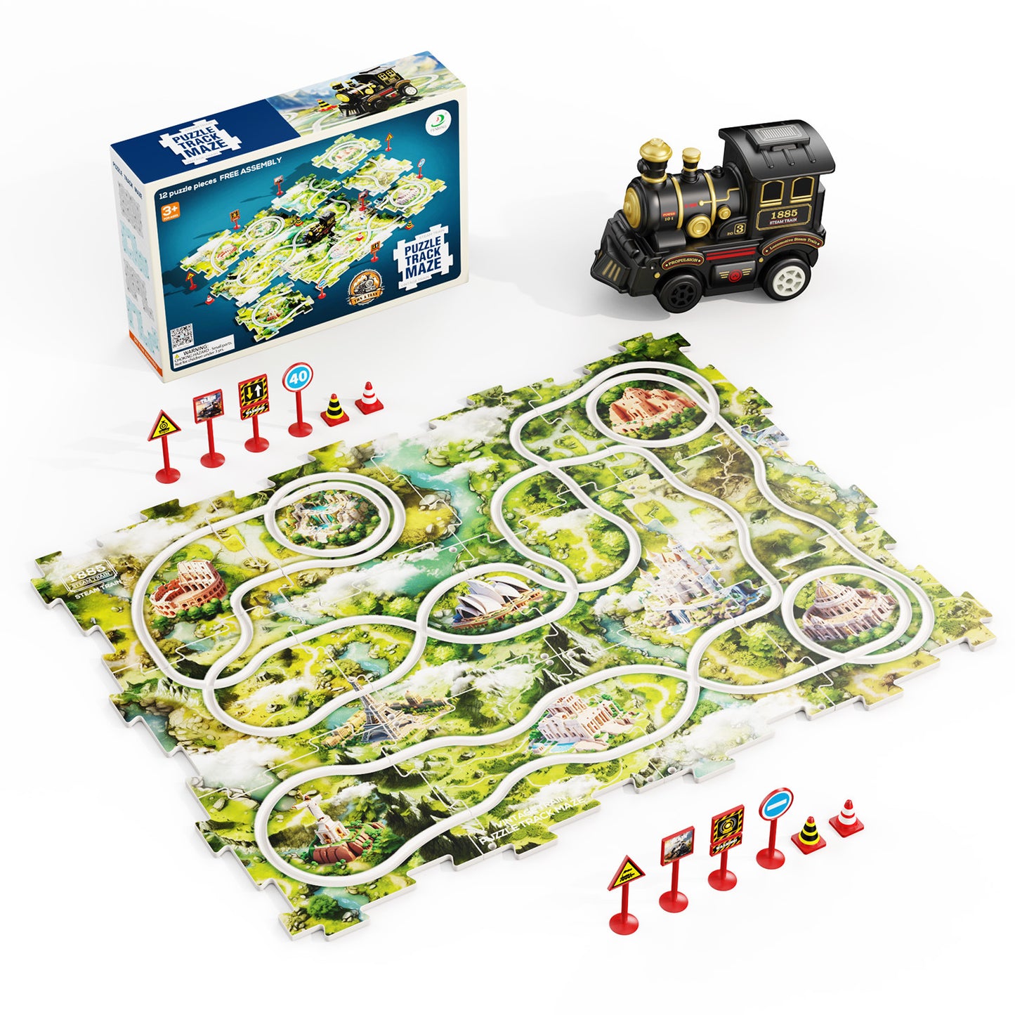electric train track toys