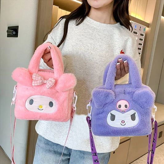 Kawaii Anime Plush Crossbody Bag