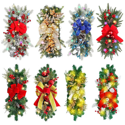 Twinkle Teardrop Christmas Swag