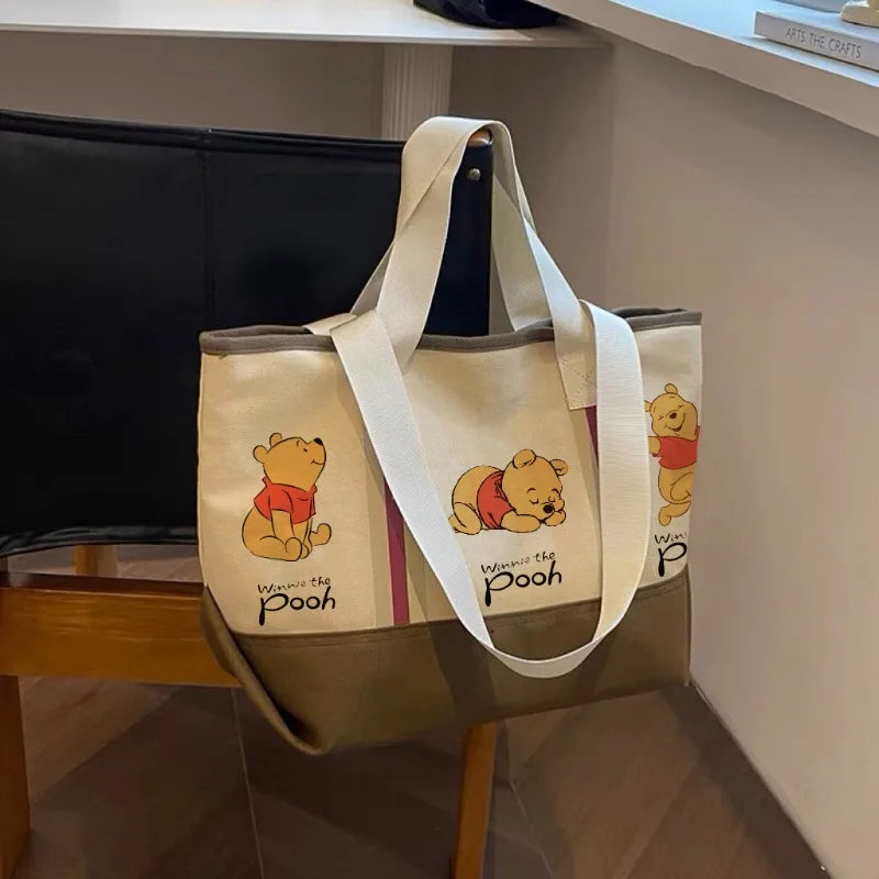 Winnie The Pooh Retro Canvas Tote