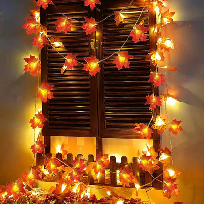 Maple Leaf Fairy Lights