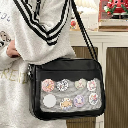 Chic Harajuku Clear Pocket Bag
