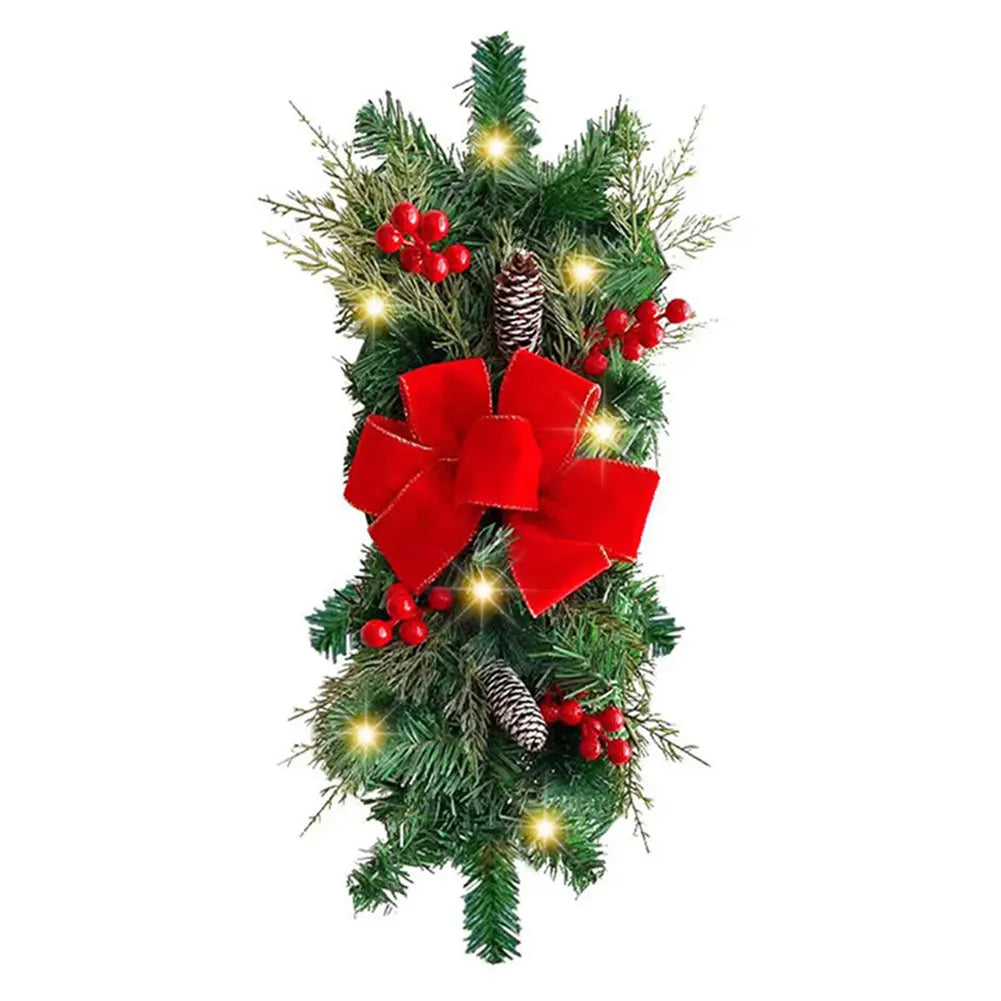Twinkle Teardrop Christmas Swag