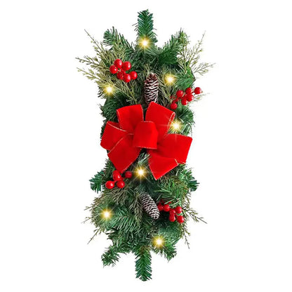 Twinkle Teardrop Christmas Swag