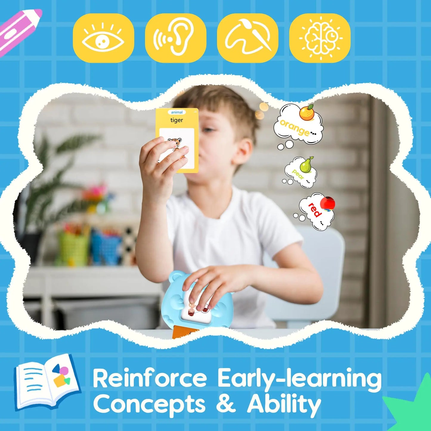 BelloChiddo Talking Flash Cards