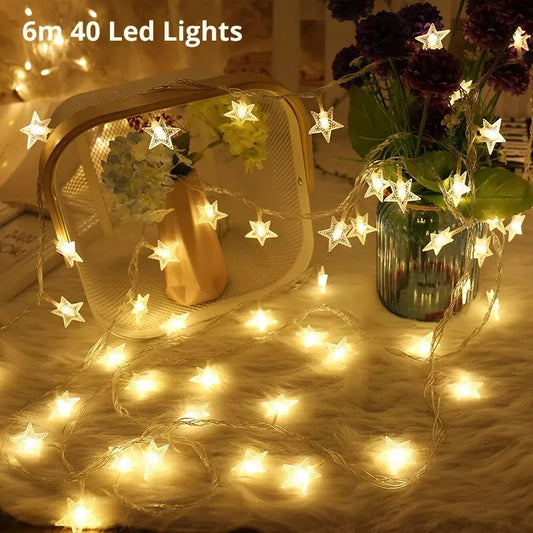 Twinkle Star Holiday Lights